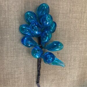 Mid century modern mcm blown glass grapes.